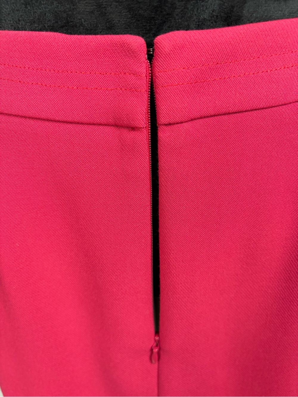 LOFT Pink Magenta Side Zip Pockets Mini Skirt A-Line Career Office Workwear Sz 6 - Picture 7 of 15